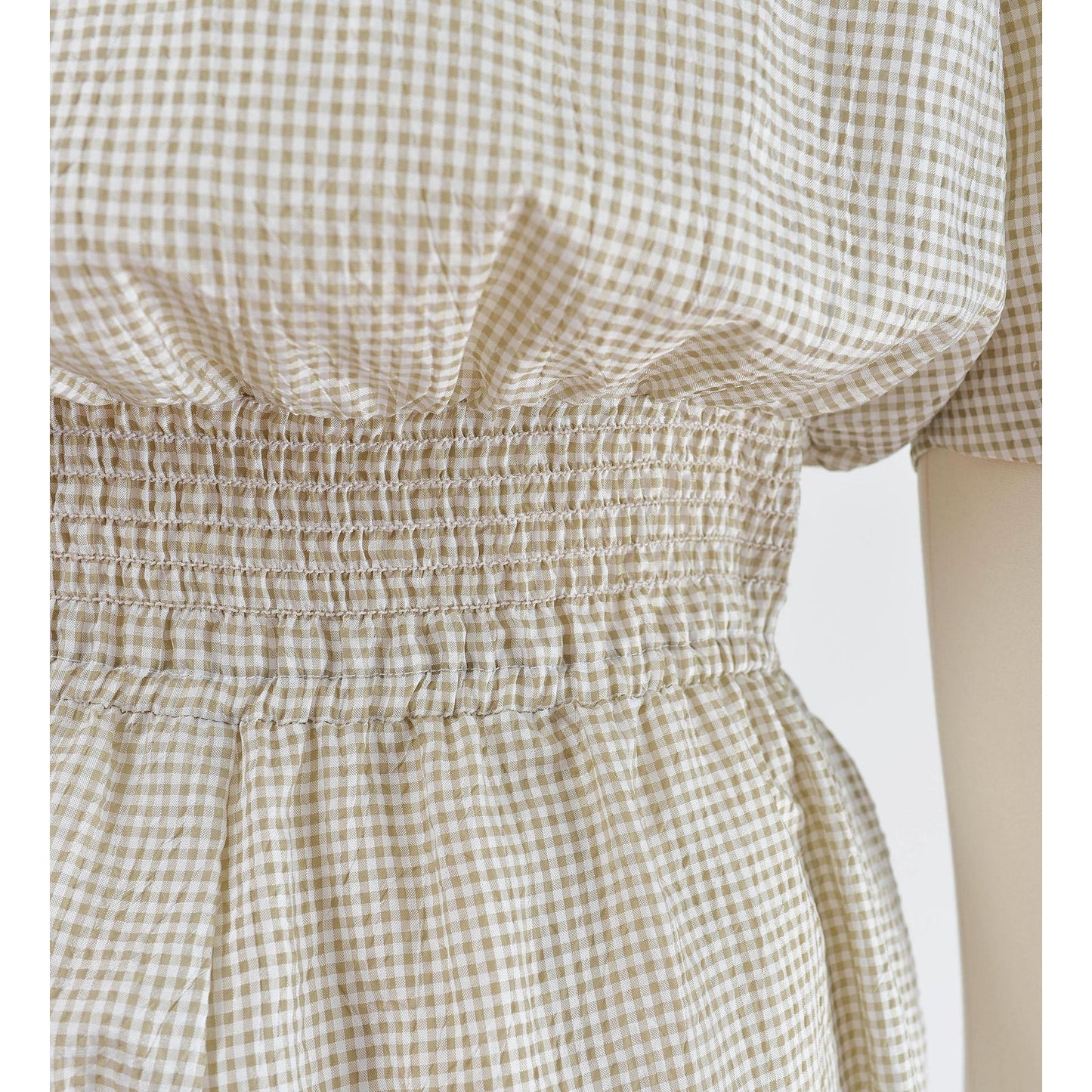Vintage 90s gingham check windbreaker jumpsuit.