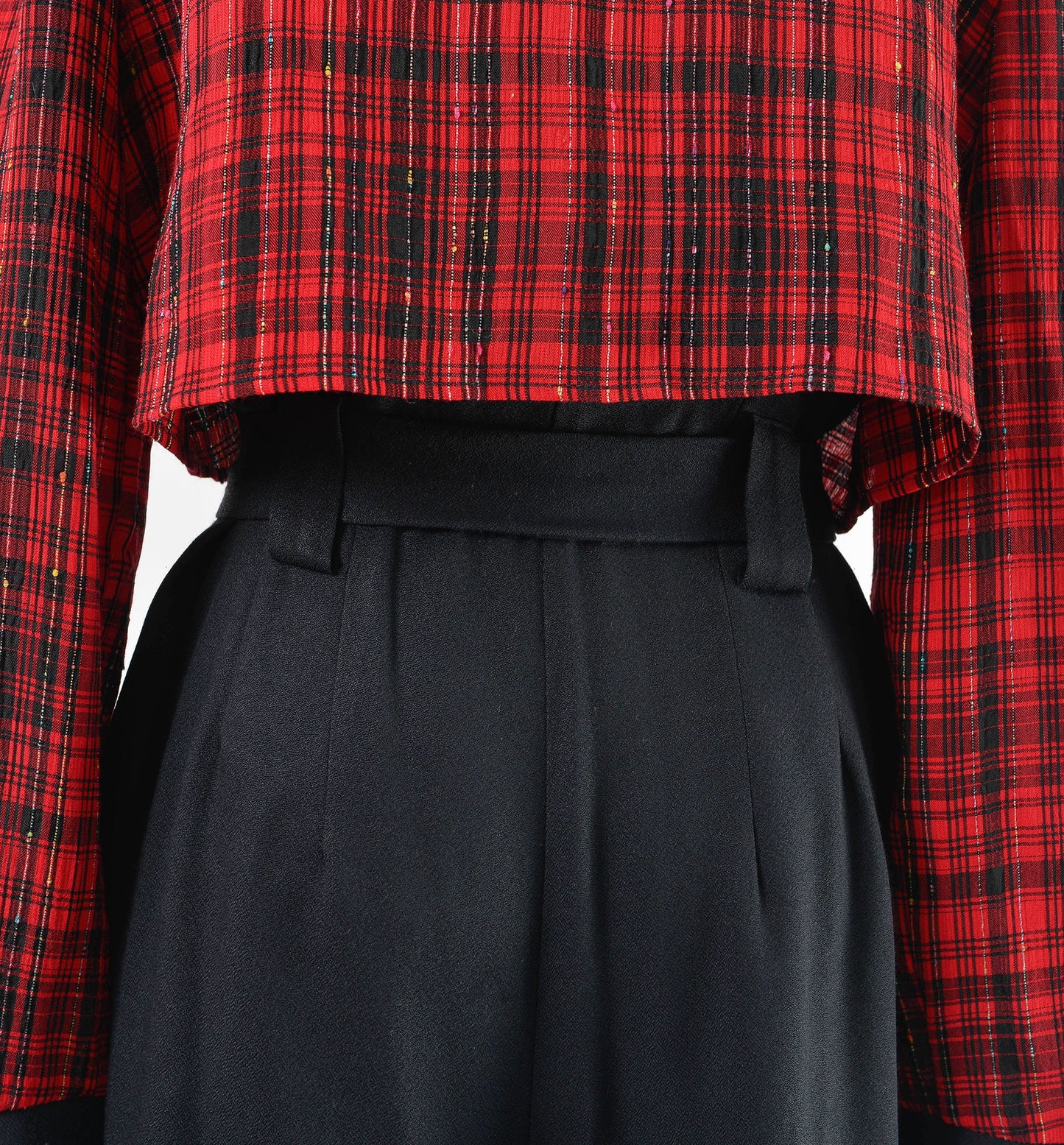 Close up view of back waistline.