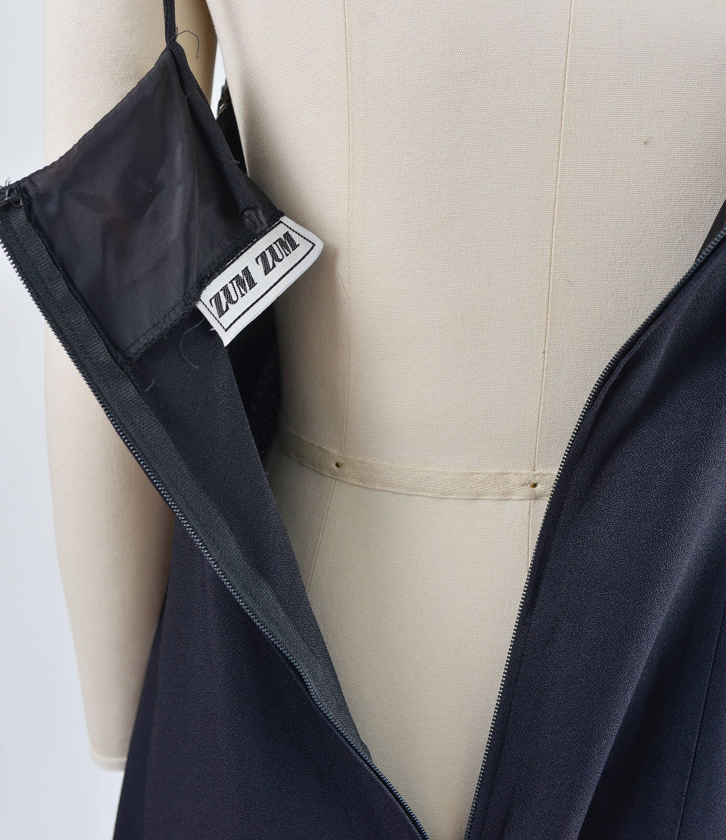 Vintage 90s Black Sequin Beaded Flowy A-line Formal Maxi Dress size M
